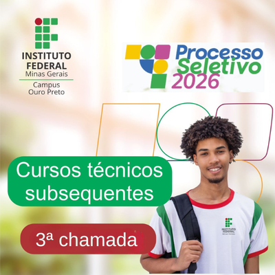 3ª chamada técnicos subsequentes