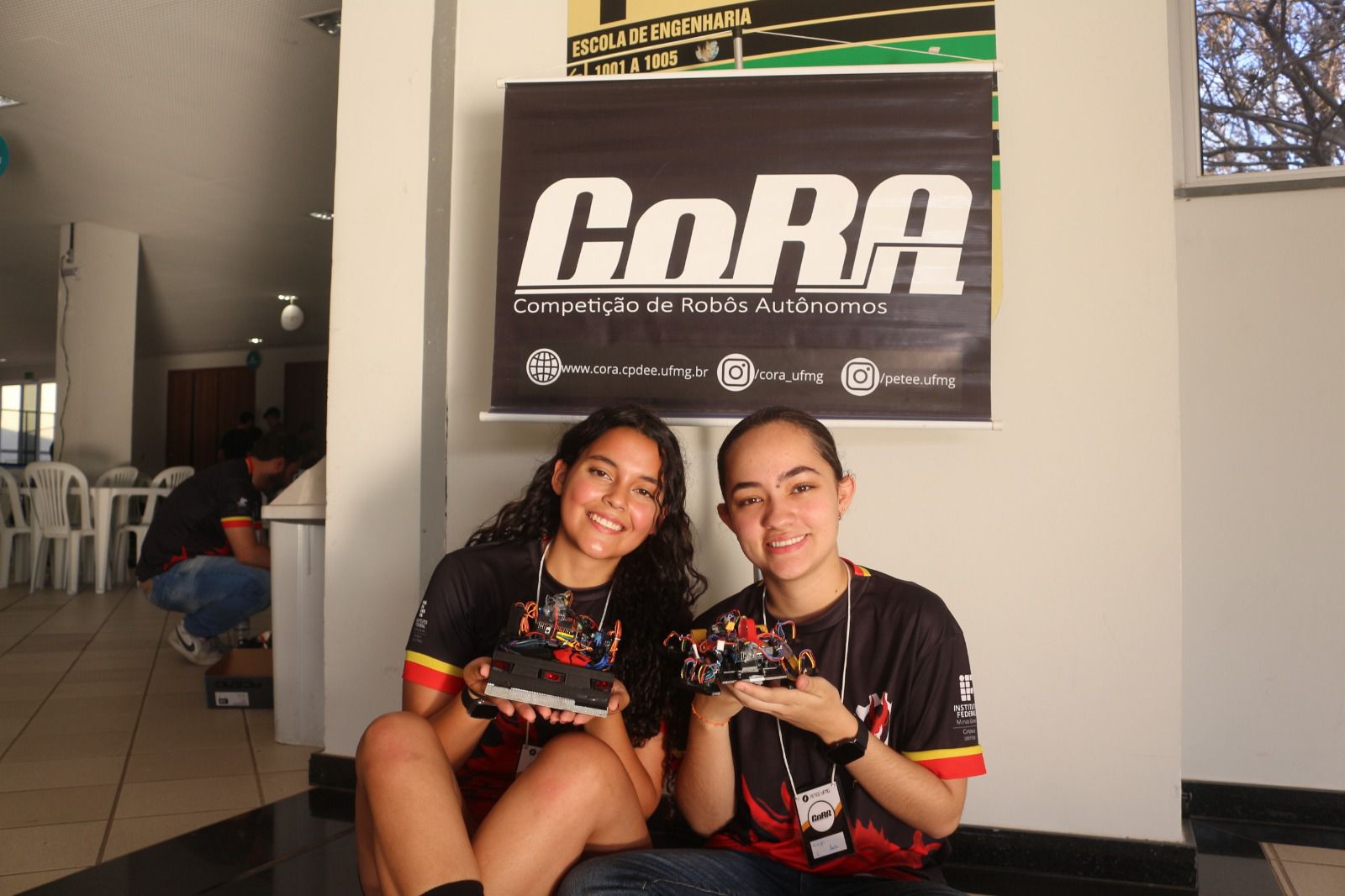 As capitãs Lailla e Marjorie