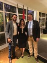 Reginato Fernandes, Simone Garcia e o cônsul honorário Peter Eriksson