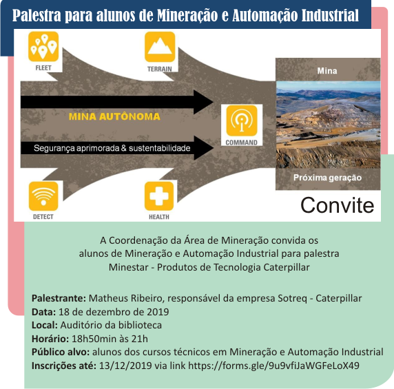 palestra mineração e automação