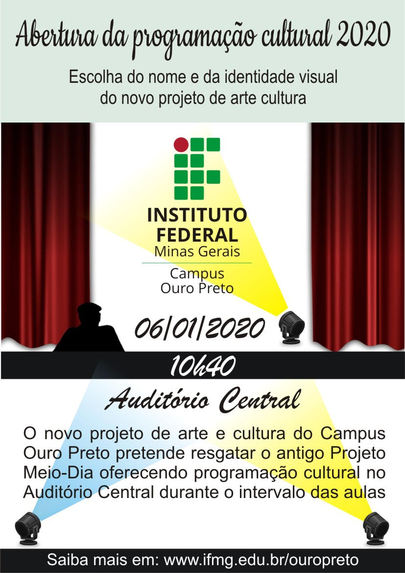Programação cultural 2020