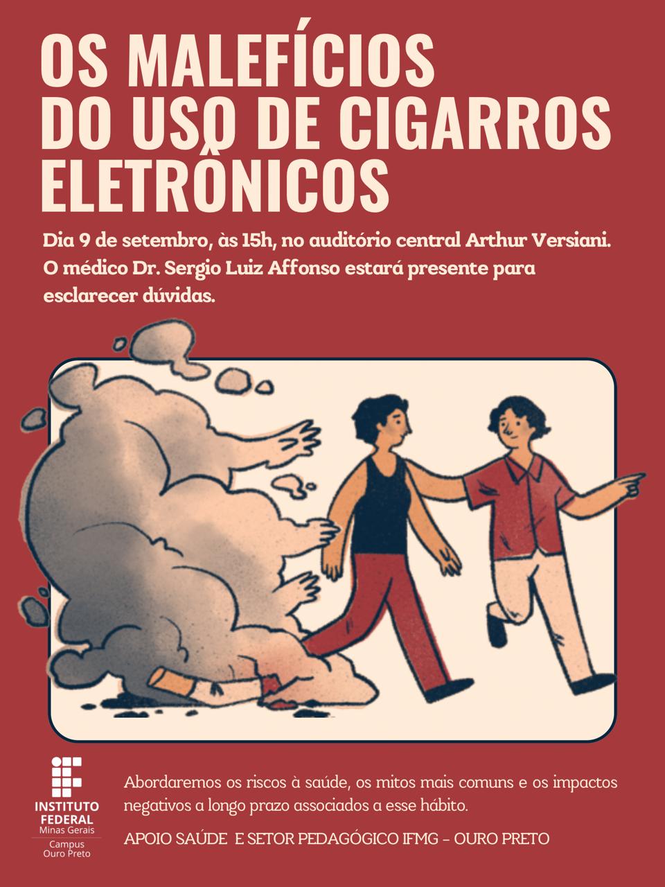 Malefícios cigarro eletrônico