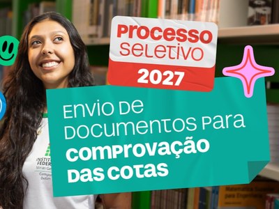 Etapa é destinada aos candidatos que declararam interesse em concorrer às vagas reservadas nos cursos técnicos e de graduação. Prazo termina no dia 9 de outubro.